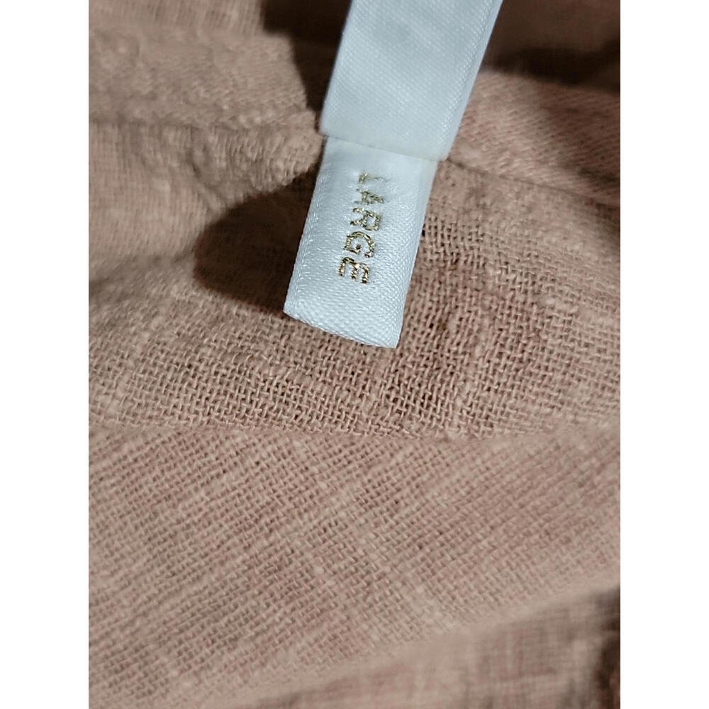 LOVEWAVE Small Town Girl Mini Dress in Taupe Size L Cutout Rufled Hems NEW #C - Picture 11 of 13